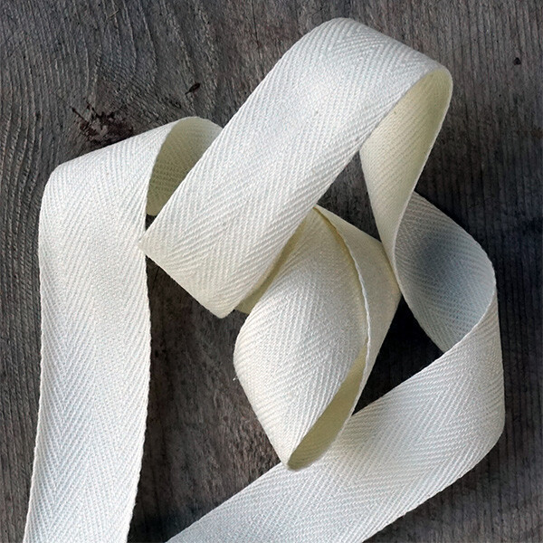 5 Yards Cotton Twill Tape, natural