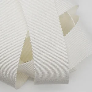 white cotton petersham product photo