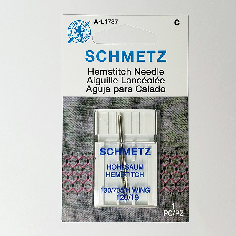 Schmetz Hemstitch Wing Machine Needles 120 