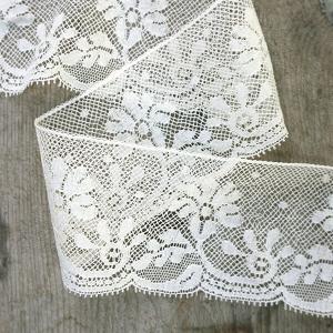 1m Milky white Guipure Lace Galloon 7cm Width - Fabric Guild