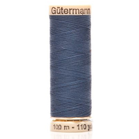 spool of gutermann thread, color steel grey