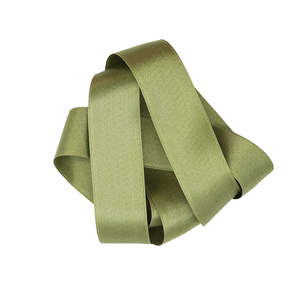 Forest Green Silk Satin Ribbon - 100% silk - Sew Vintagely