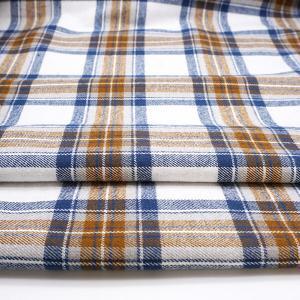 white plaid flannel fabric product photo
