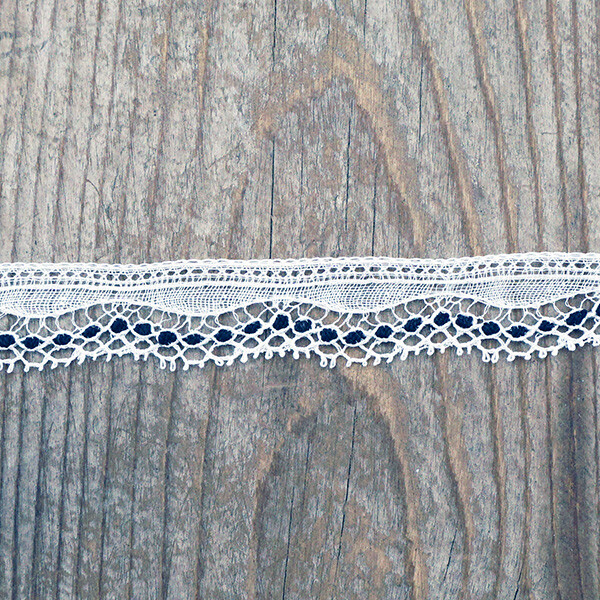 white and black lace product photo
