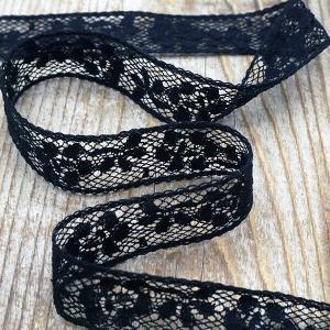 black french lace insertion product photo