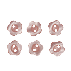 pink plastic flower buttons product photo
