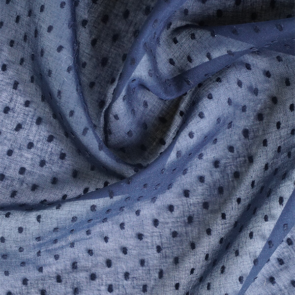 Dotted Swiss - navy - Sew Vintagely