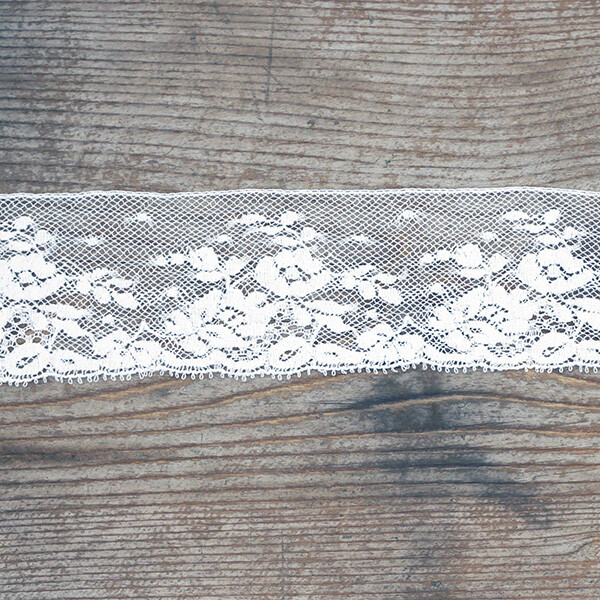 wide white lace edging product photo
