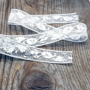 white insertion lace product photo