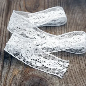 white insertion lace product photo