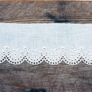 white swiss cotton lace