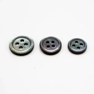 smoke grey mother of pearl buttons product photo