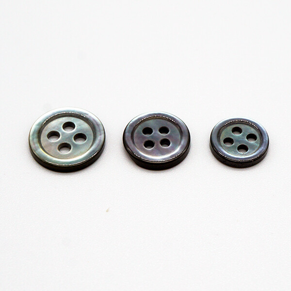 smoke grey mother of pearl buttons product photo
